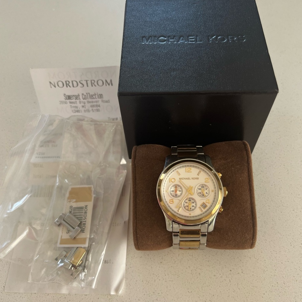 Michael Kors two tone watch